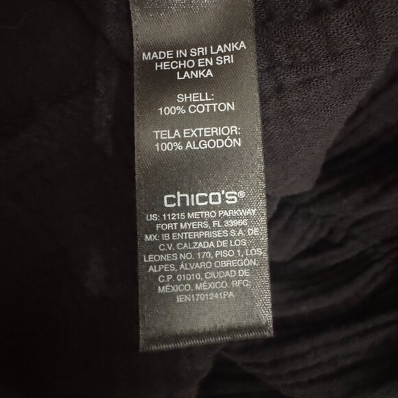 Chicos Gauze Tiered Midi Dress - Picture 3 of 8